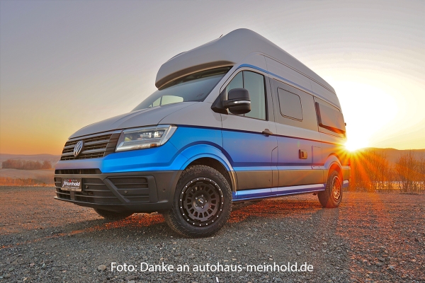 8,5x18 Twin Monotube Projekt AT1 HD Alufelge in schwarz für Fiat Ducato 3